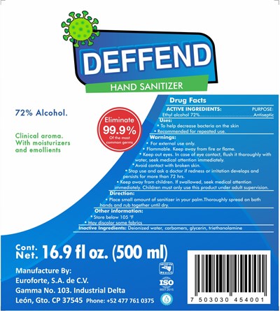 16.9 Fl Oz Label (Hand 500 mL)